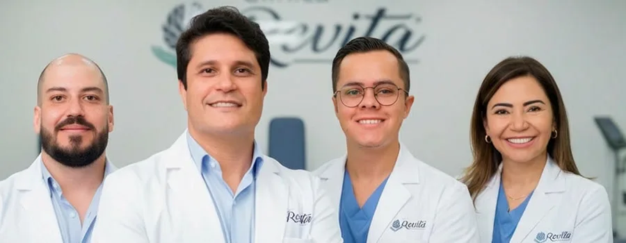 Equipe médica da Clínica Revitá